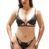 conjunto negro lenceria Monteria