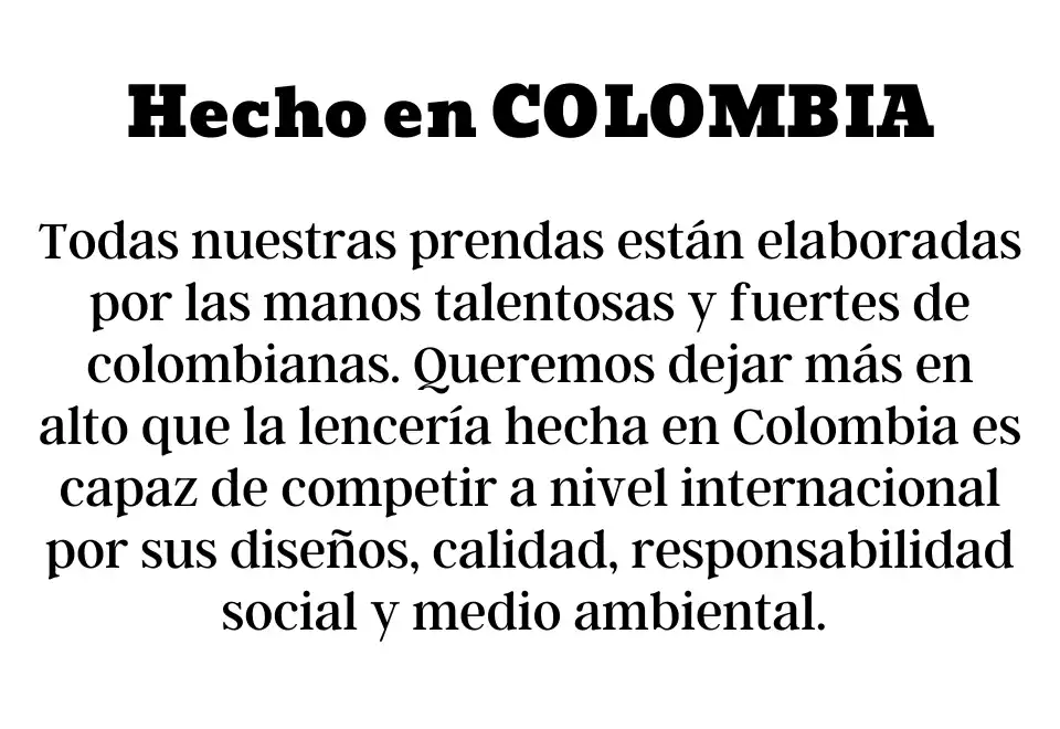 Marca de lencería en Bogota