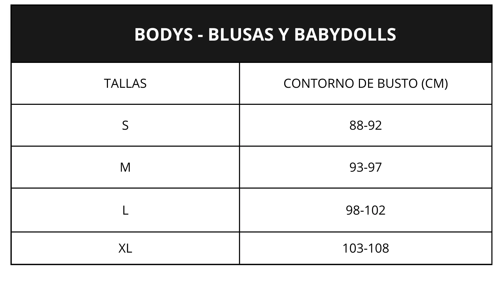 GUIA-DE-TALLAS-BLUSAS-BODYS-BABYDOLL